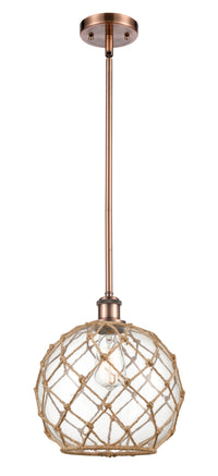 Ballston Mini Pendant Antique Brass Finish