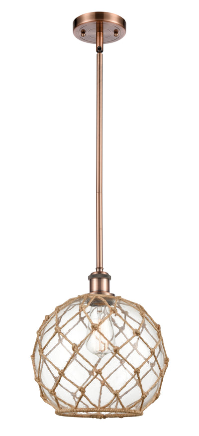 Ballston Mini Pendant Antique Brass Finish