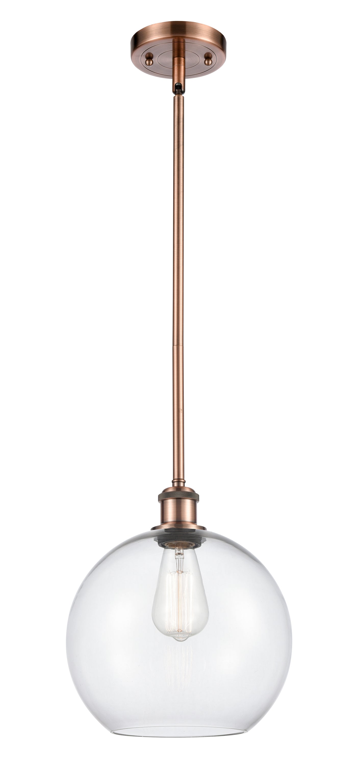 Ballston Mini Pendant Antique Brass Finish