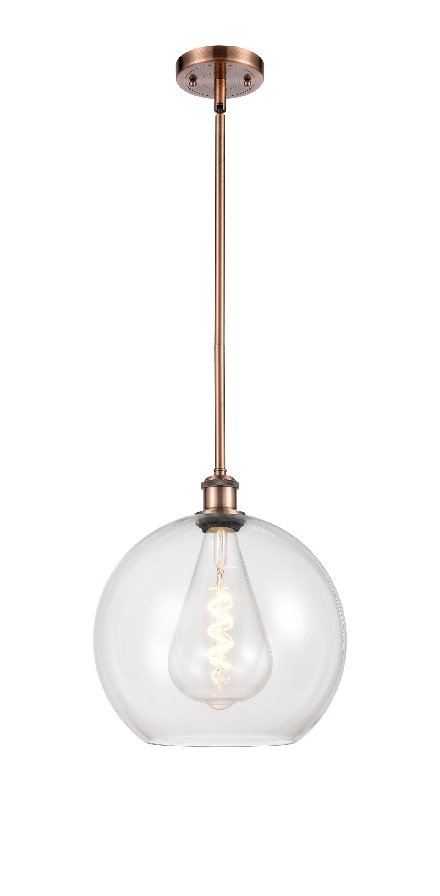 Ballston Mini Pendant Antique Brass Finish