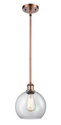 Ballston Mini Pendant Antique Brass Finish