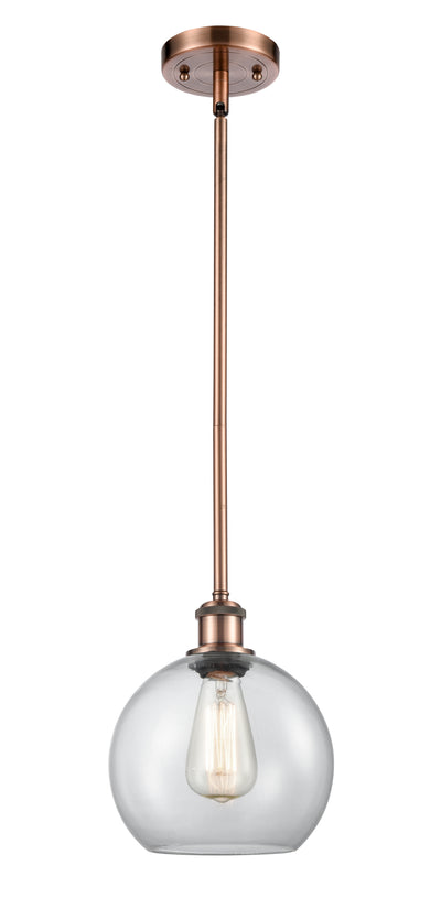 Ballston Mini Pendant Antique Brass Finish
