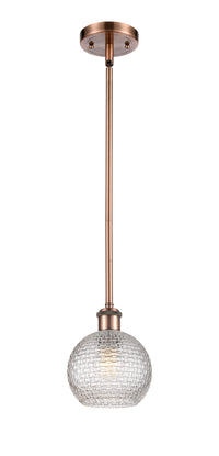 Ballston Mini Pendant Antique Brass Finish