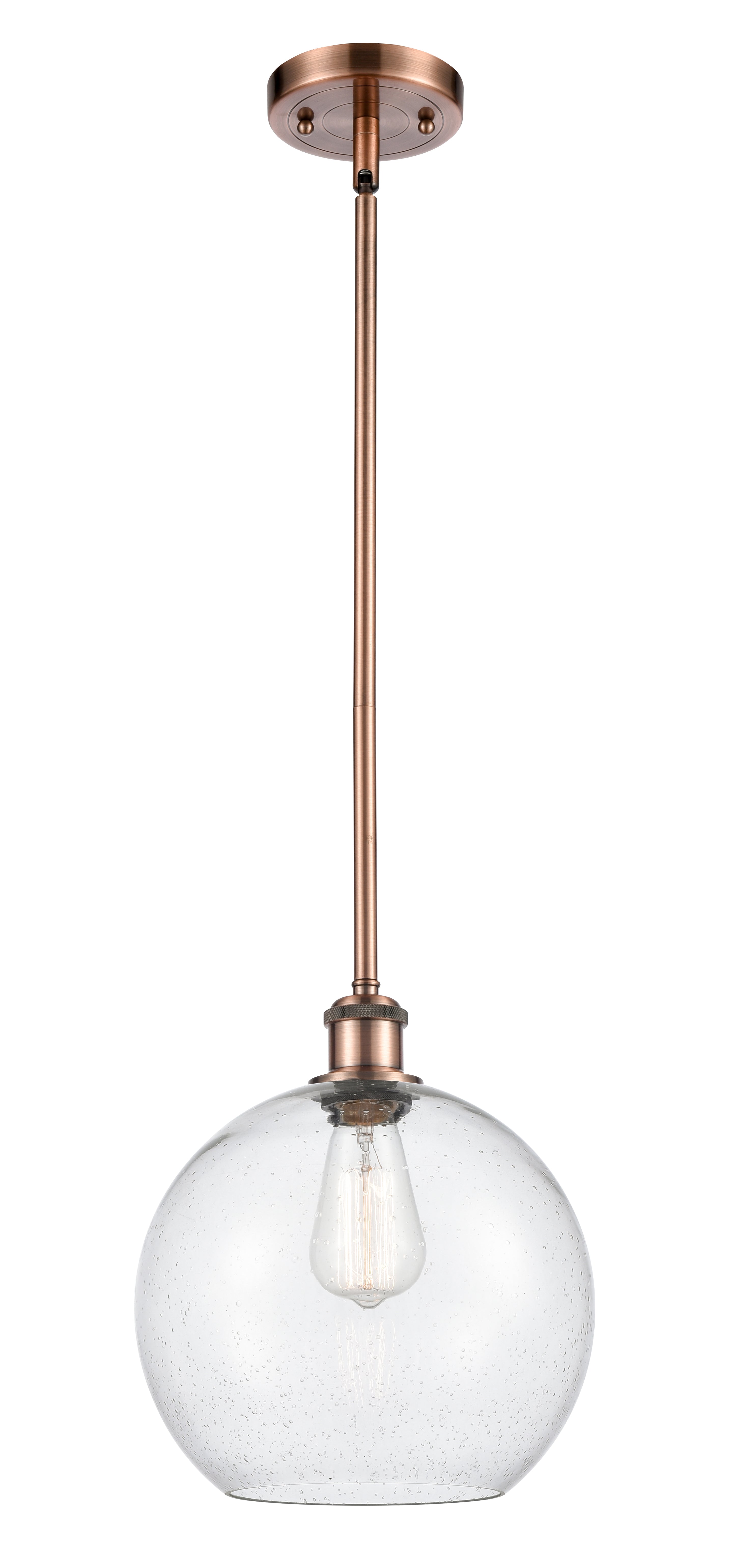 Ballston Mini Pendant Antique Brass Finish