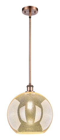 Ballston Mini Pendant Antique Brass Finish