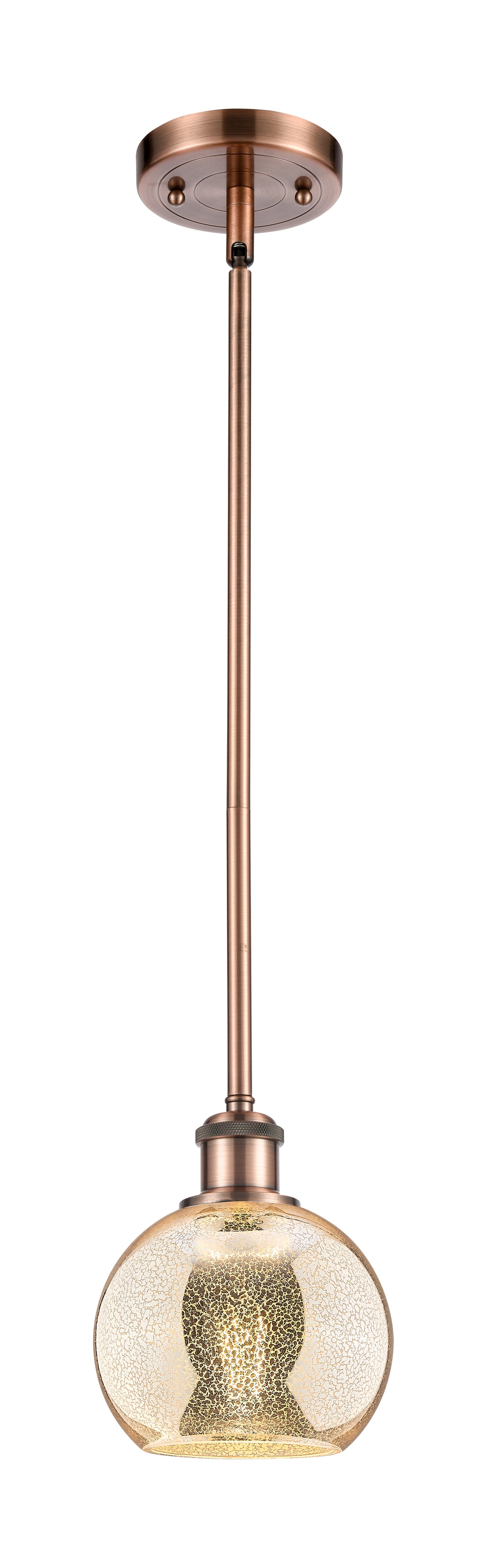 Ballston Mini Pendant Brass Antique Finish