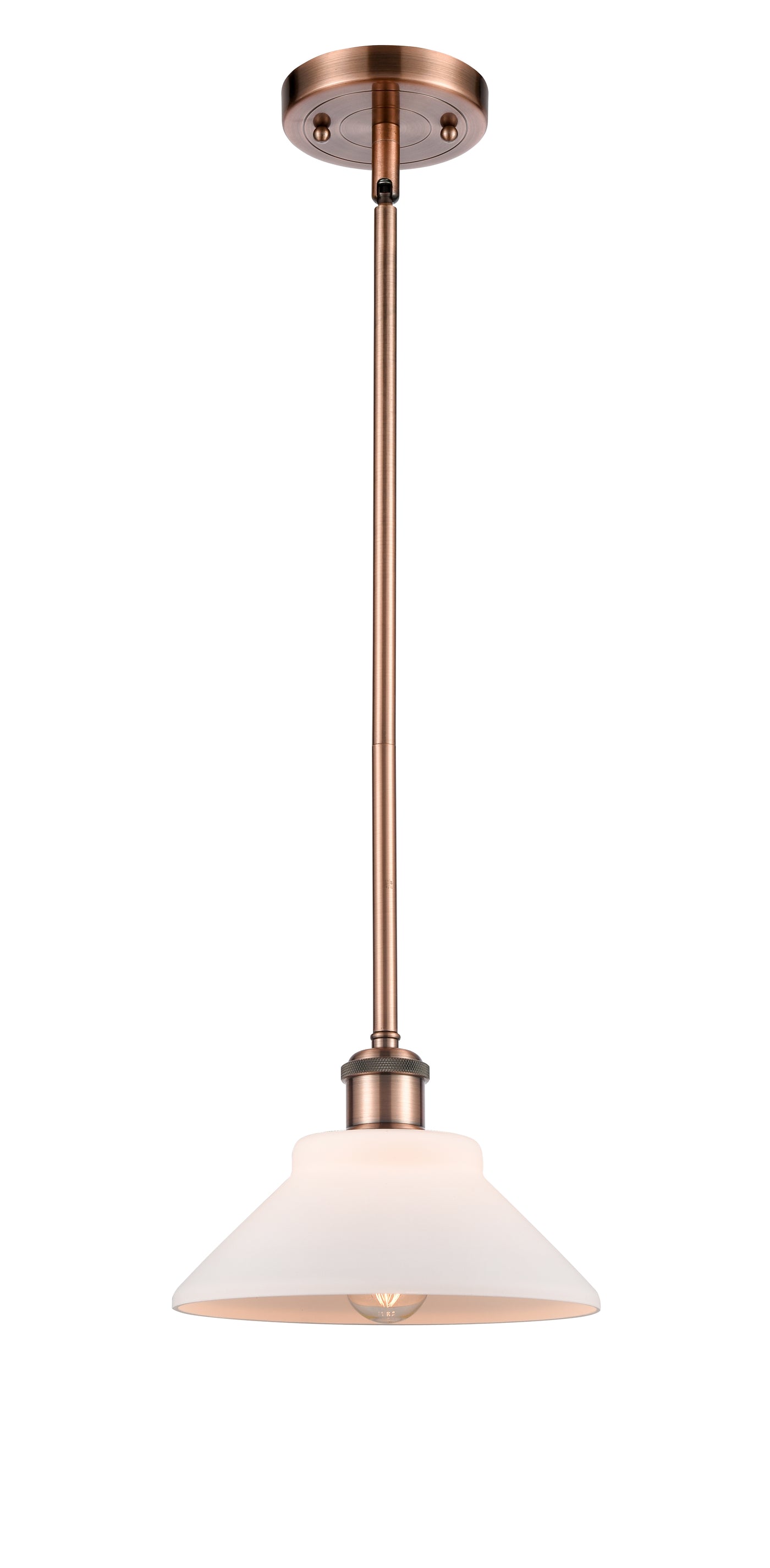 Ballston Mini Pendant Antique Brass Finish