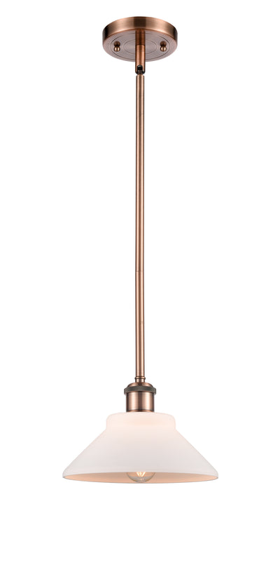 Ballston Mini Pendant Antique Brass Finish