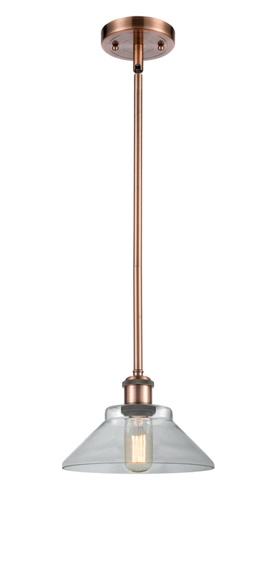 Ballston Mini Pendant Antique Brass Finish