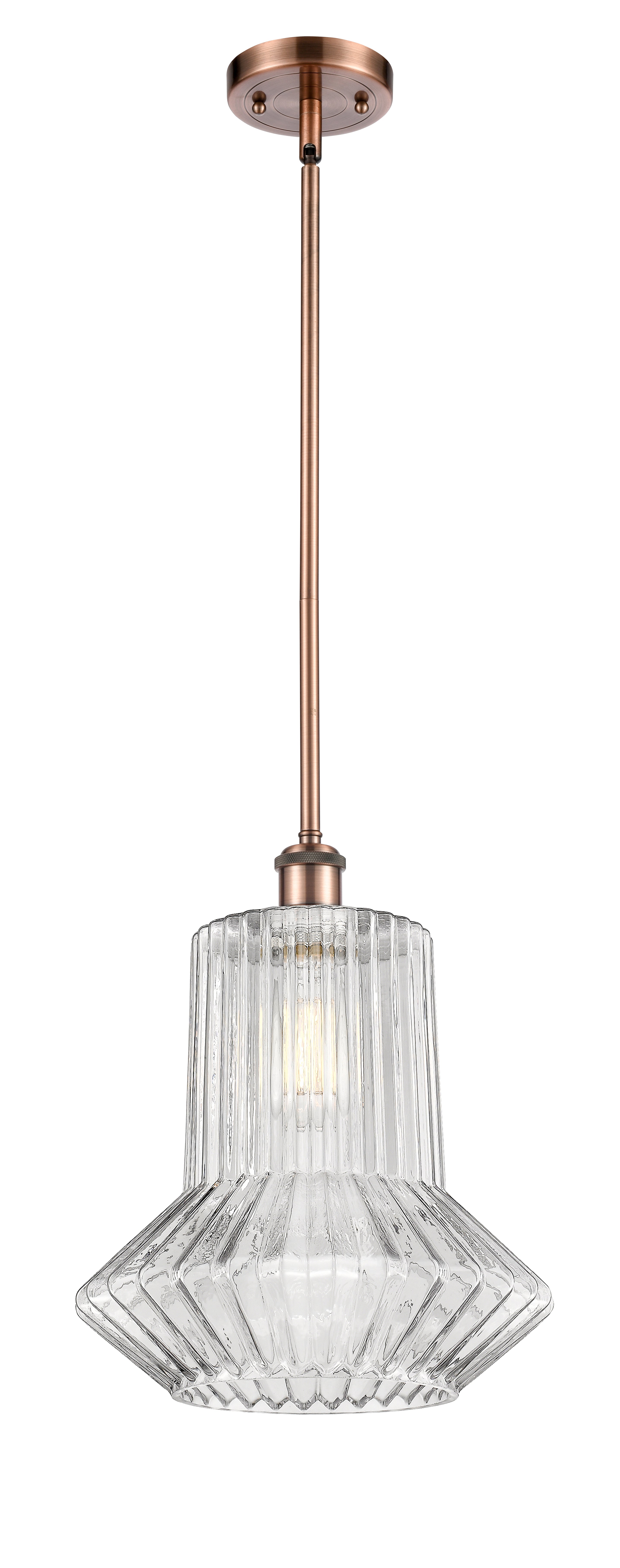 Ballston Mini Pendant Antique Brass Finish