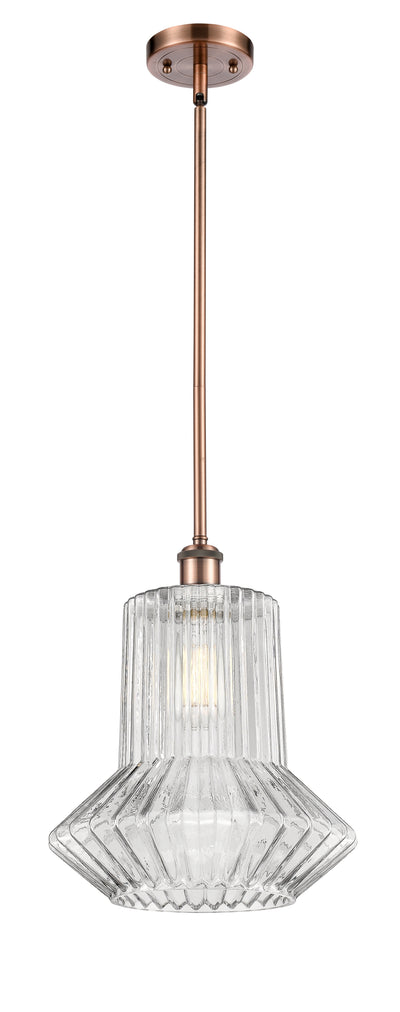 Ballston Mini Pendant Antique Brass Finish