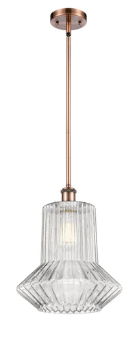 Ballston Mini Pendant Antique Brass Finish