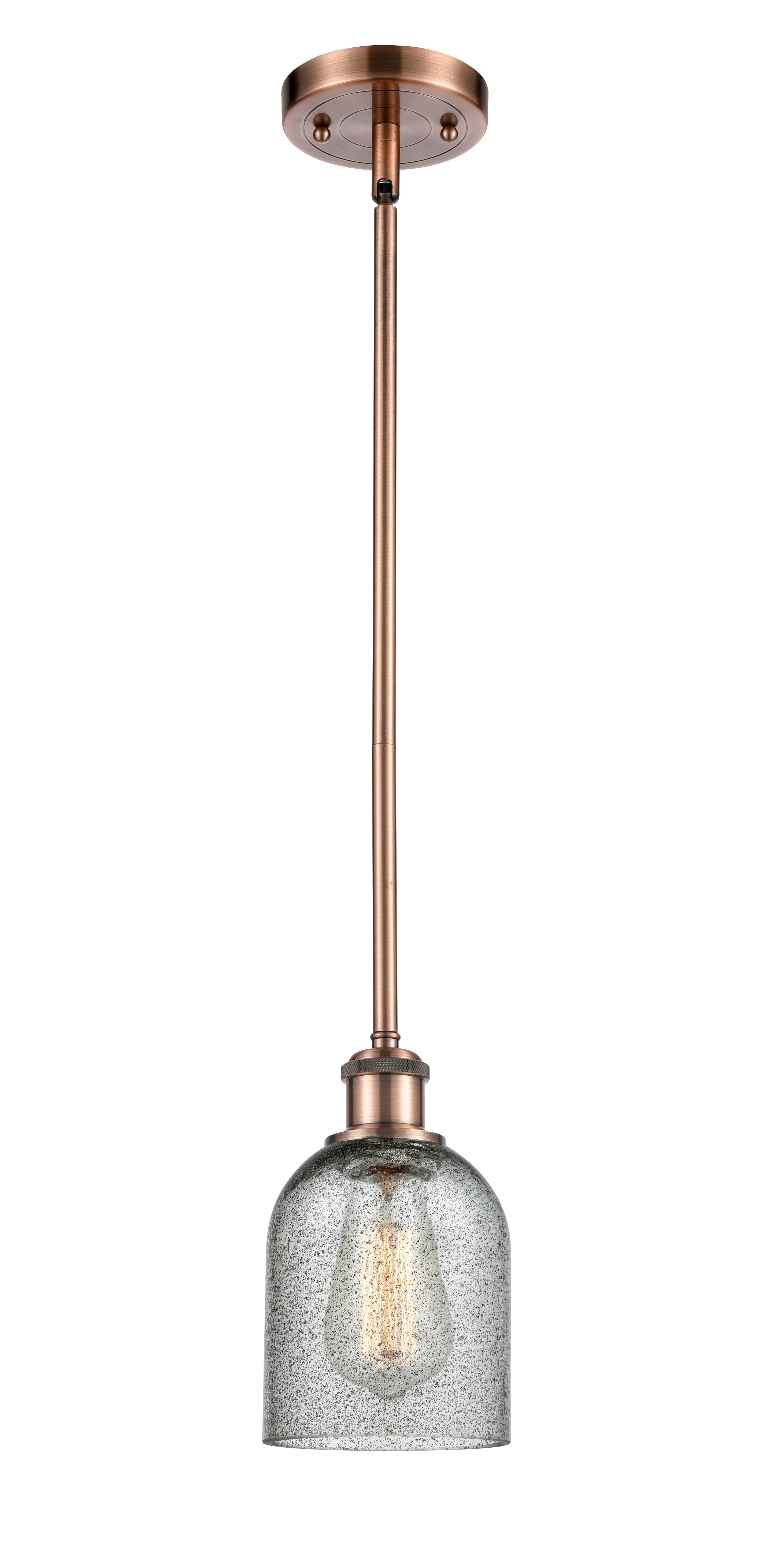 Ballston Mini Pendant Antique Brass Finish
