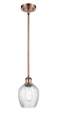 Ballston Mini Pendant Antique Brass Cast