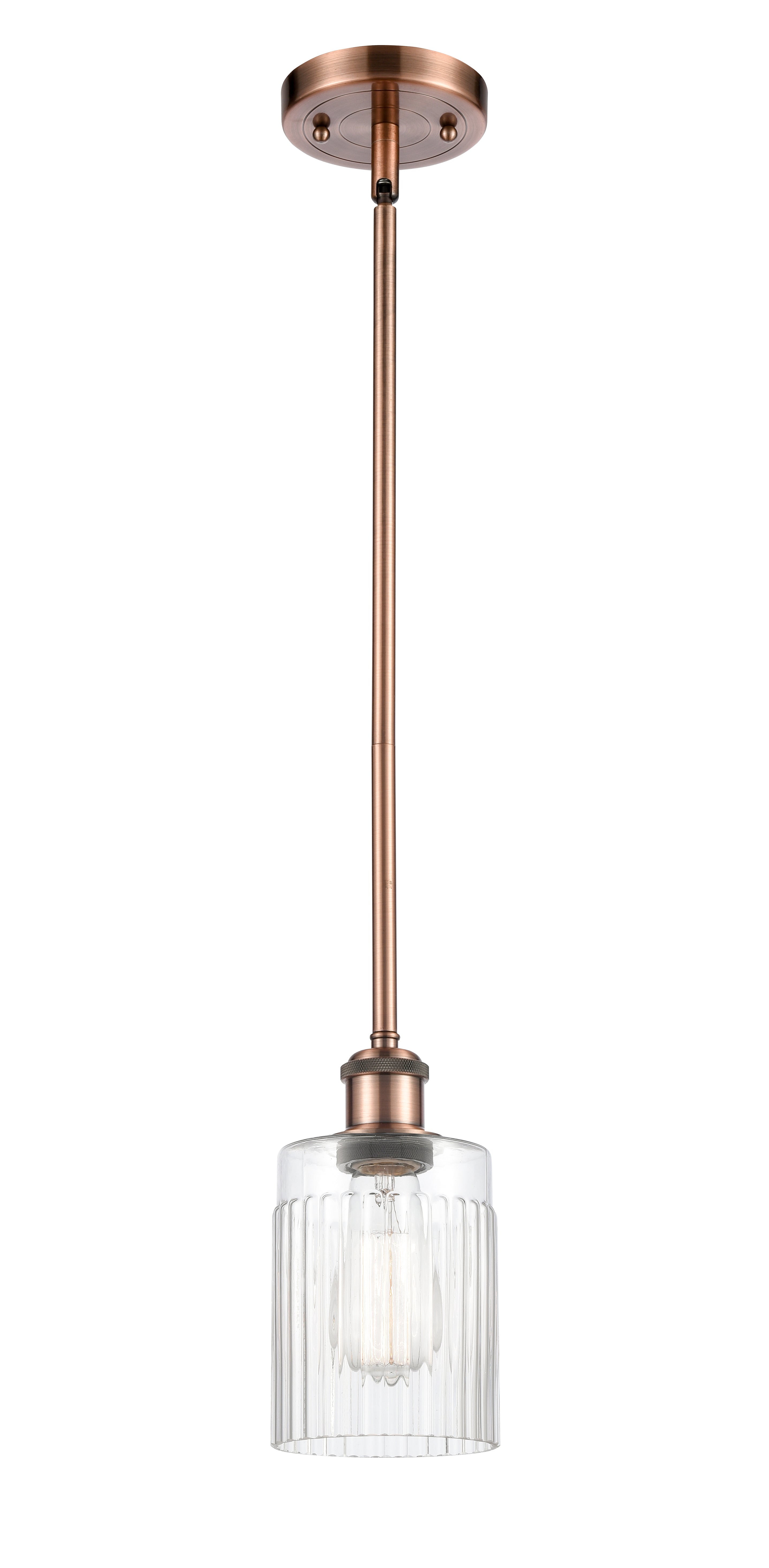 Ballston Mini Pendant Antique Brass 9 Inch