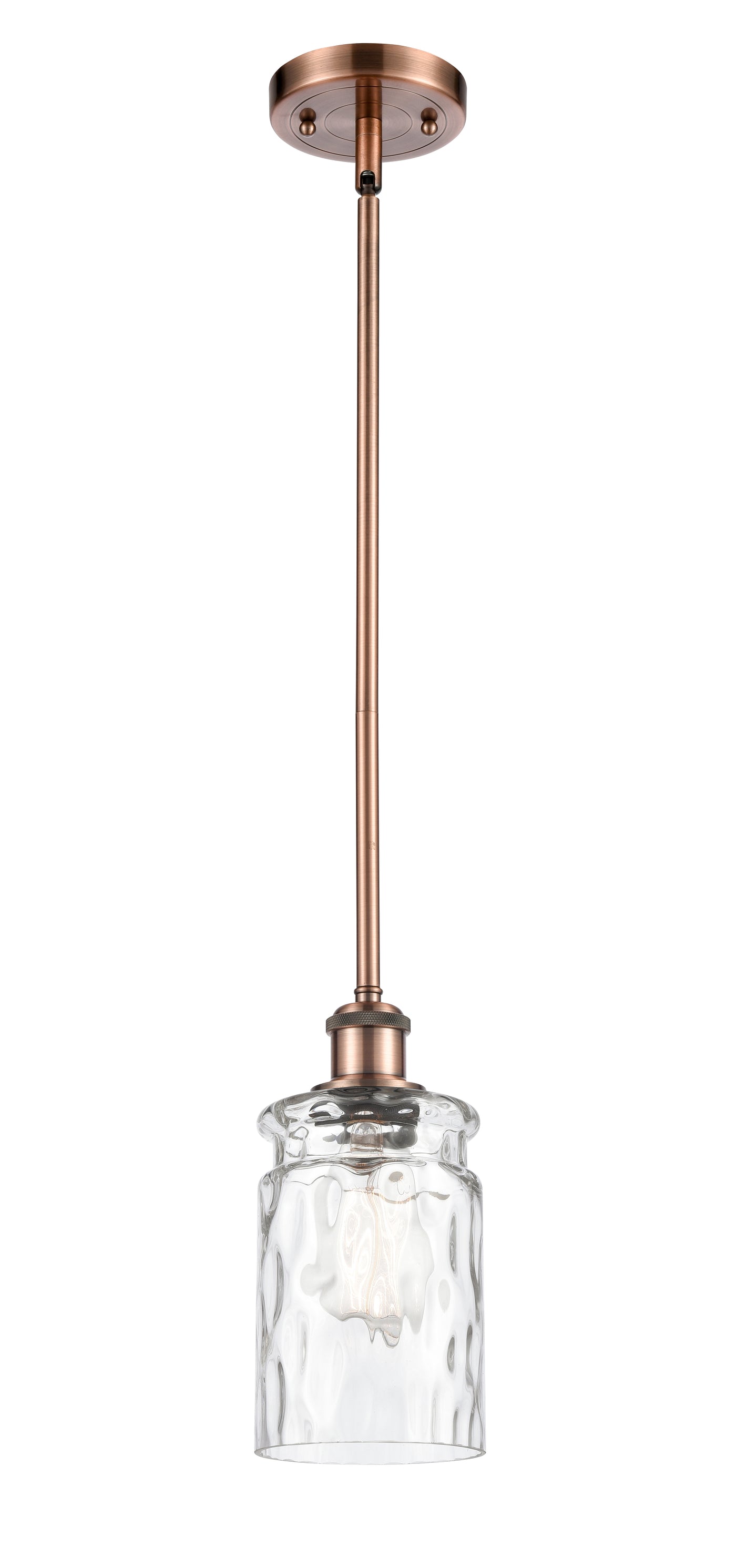 Ballston Mini Pendant Antique Brass Finish