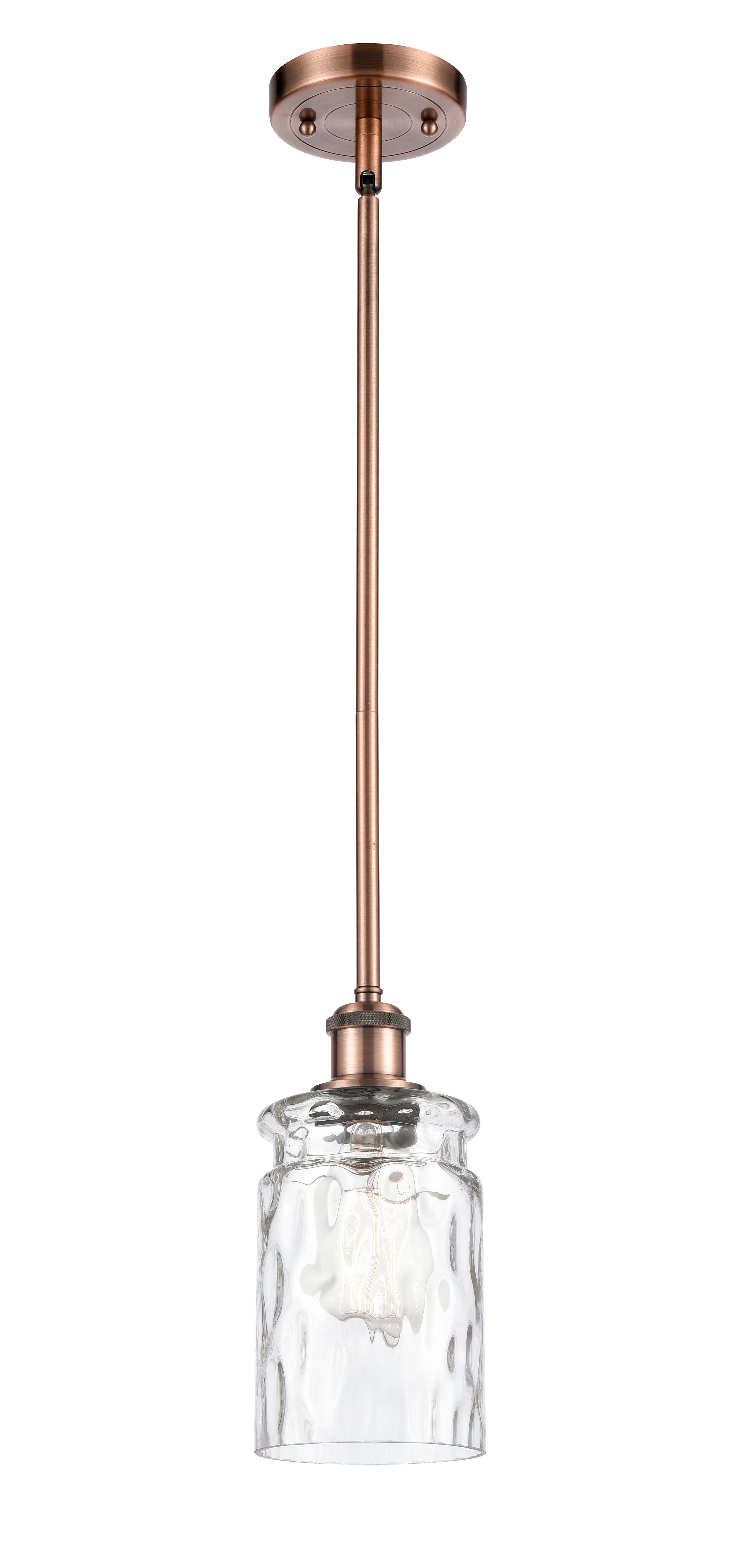 Ballston Mini Pendant Antique Brass Finish