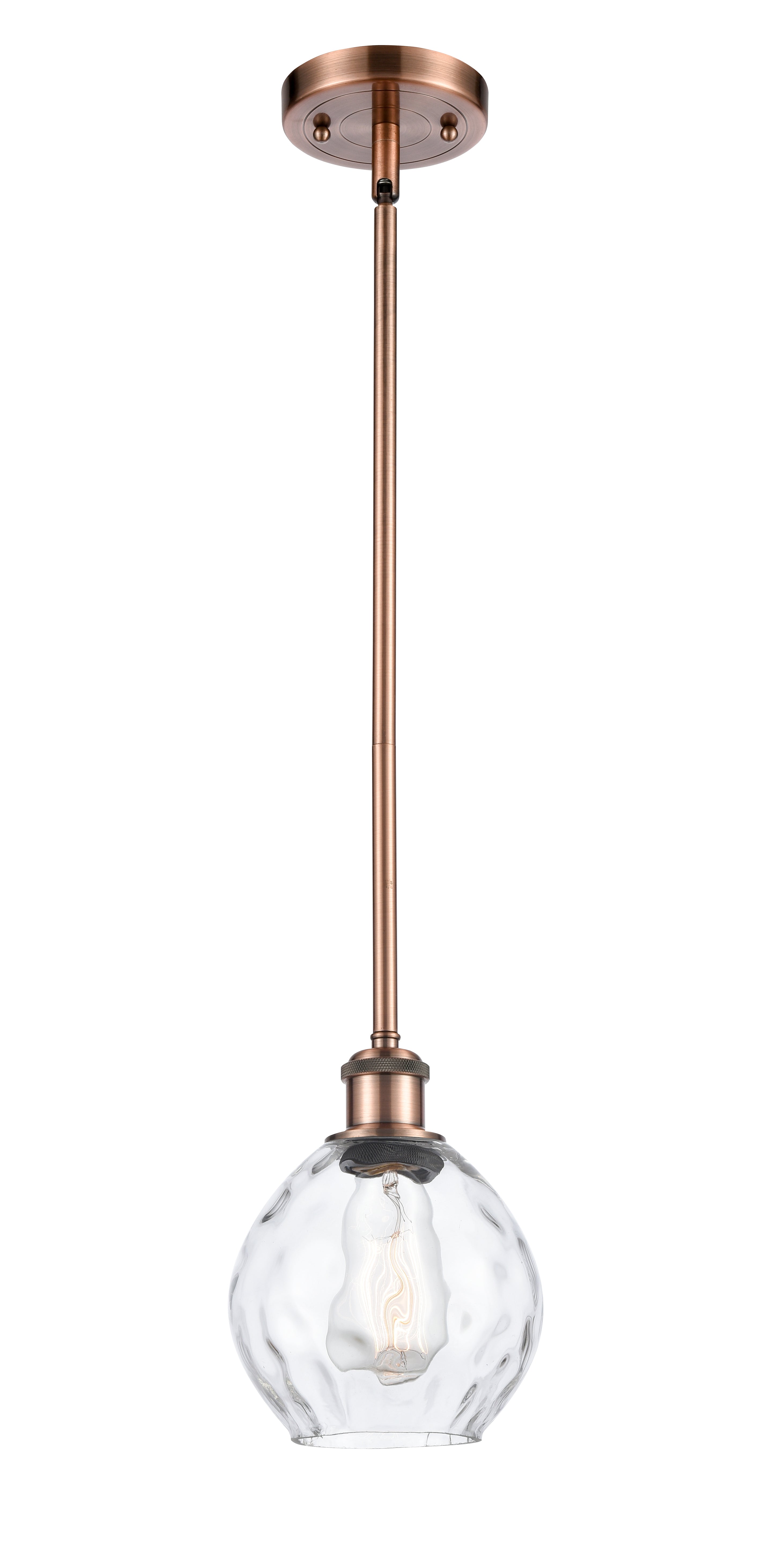 Ballston Mini Pendant Antique Brass Cast
