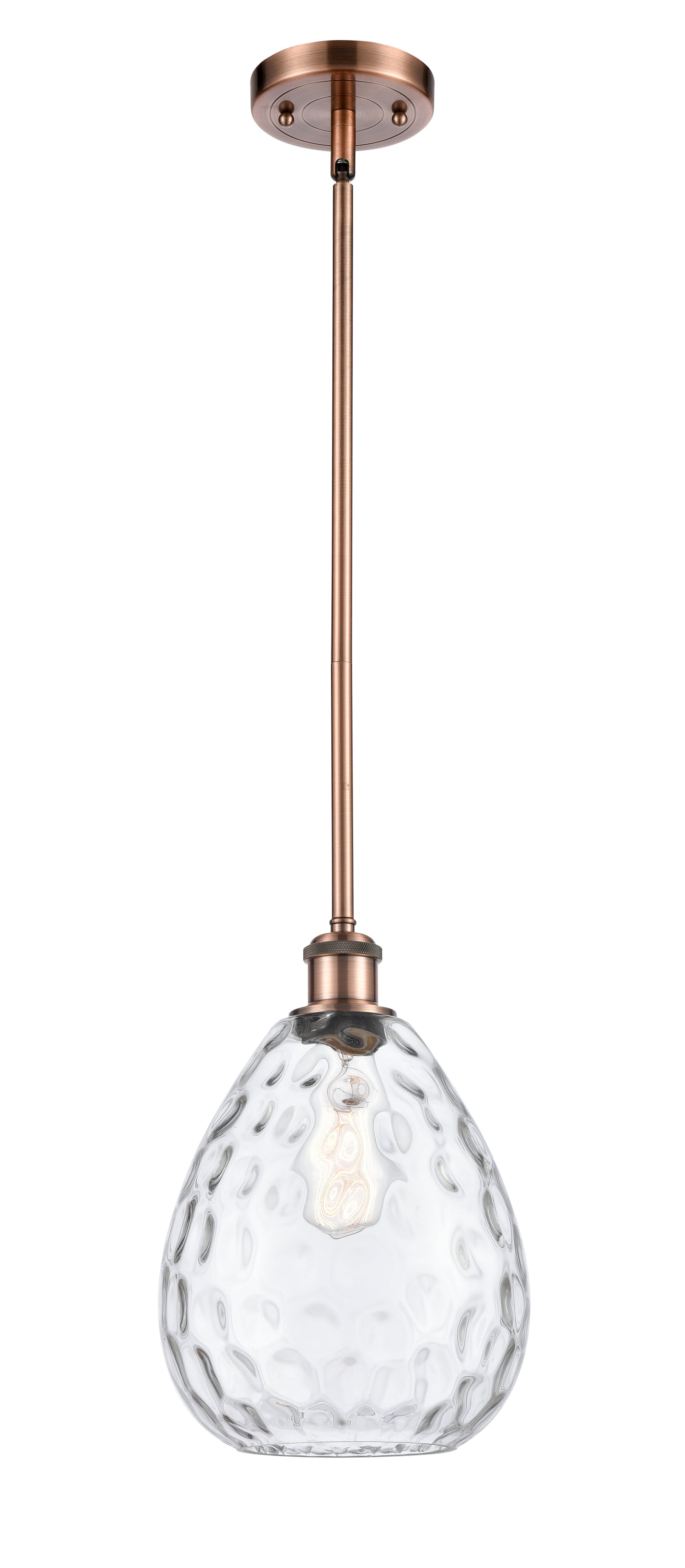 Ballston Mini Pendant Antique Brass Finish