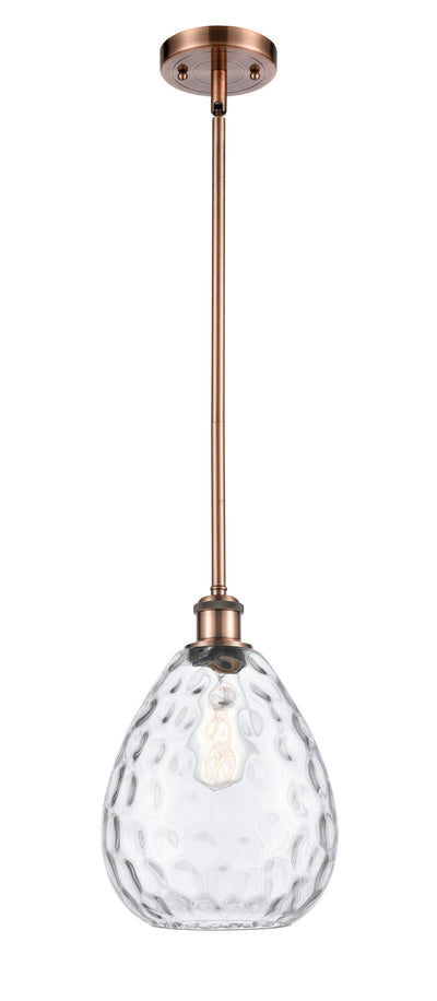 Ballston Mini Pendant Antique Brass Glass