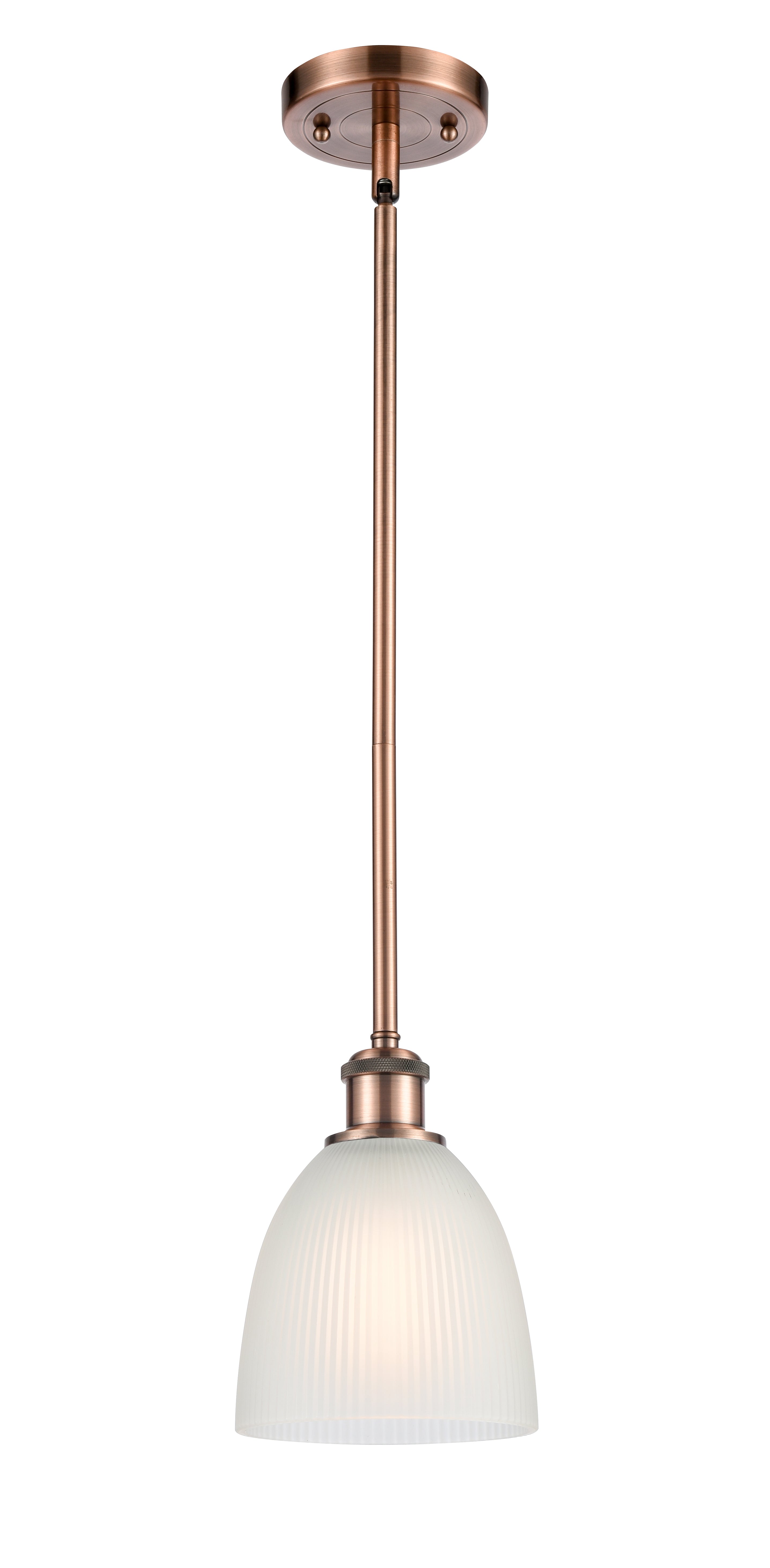 Ballston Mini Pendant Antique Brass Finish