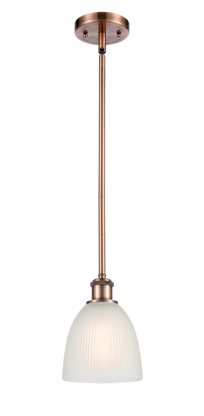 Ballston Mini Pendant Antique Brass Finish