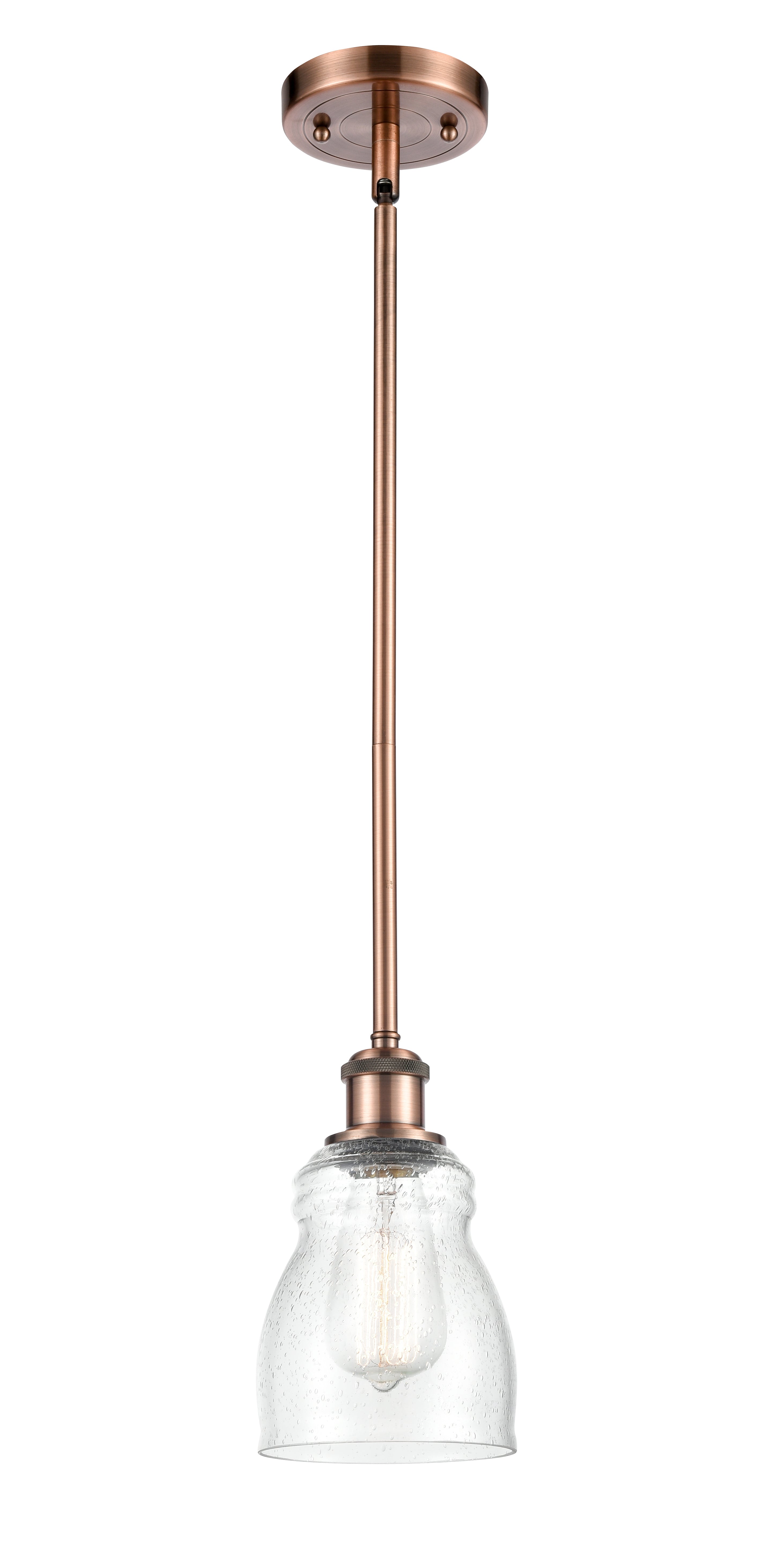 Ballston Mini Pendant Antique Brass Finish