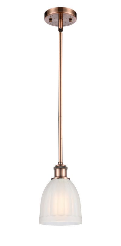 Ballston Mini Pendant Antique Brass Finish