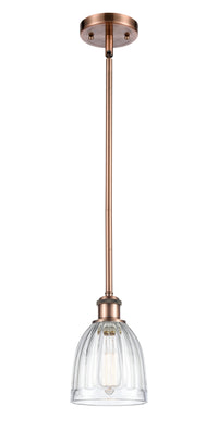 Ballston Mini Pendant Antique Brass Finish
