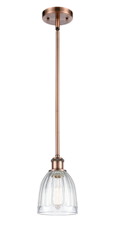 Ballston Mini Pendant Antique Brass Finish