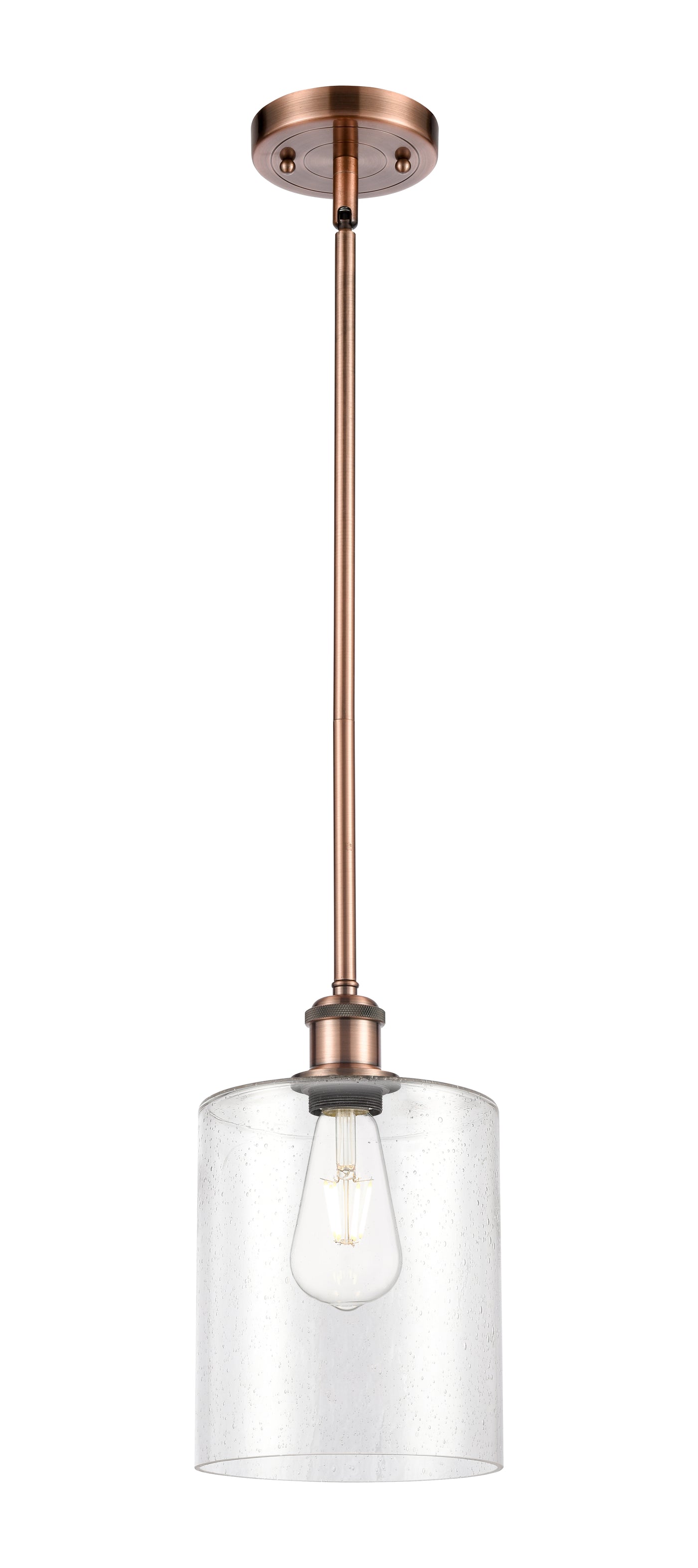 Ballston Mini Pendant Antique Brass Finish