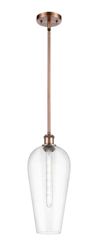 Ballston Mini Pendant Antique Brass Finish