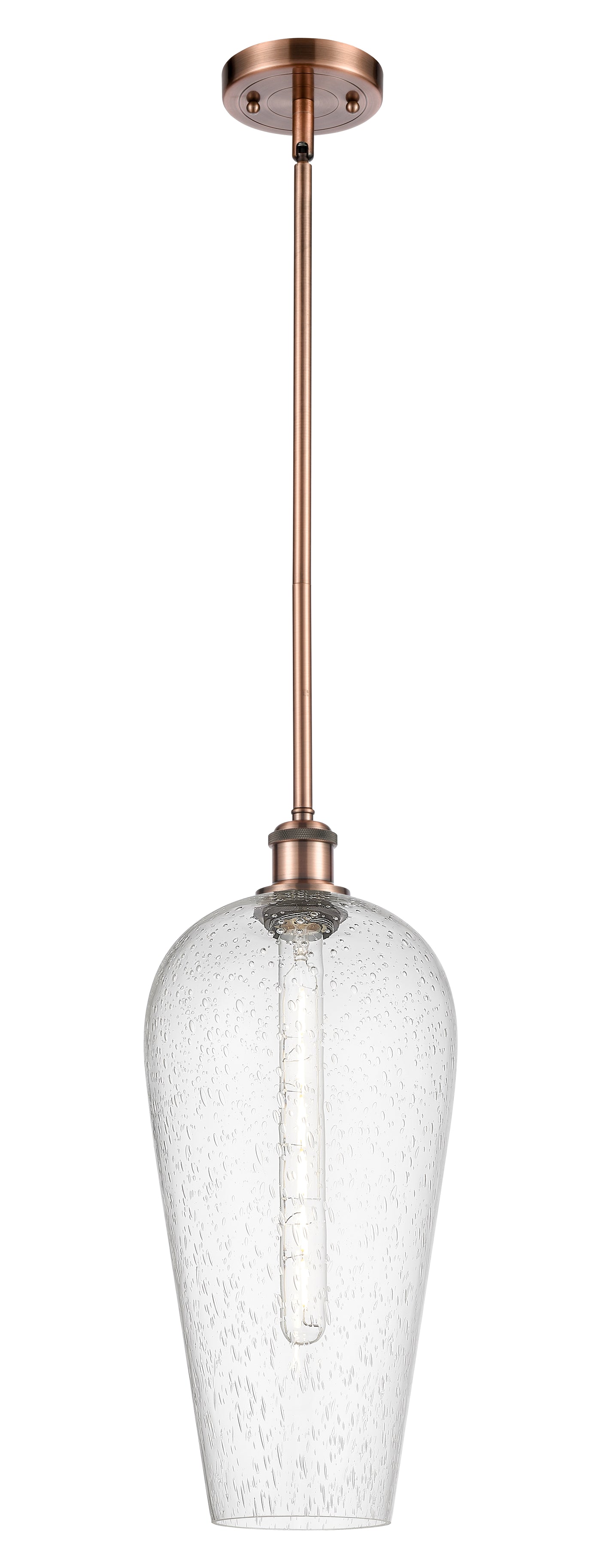 Ballston Mini Pendant Antique Brass Finish