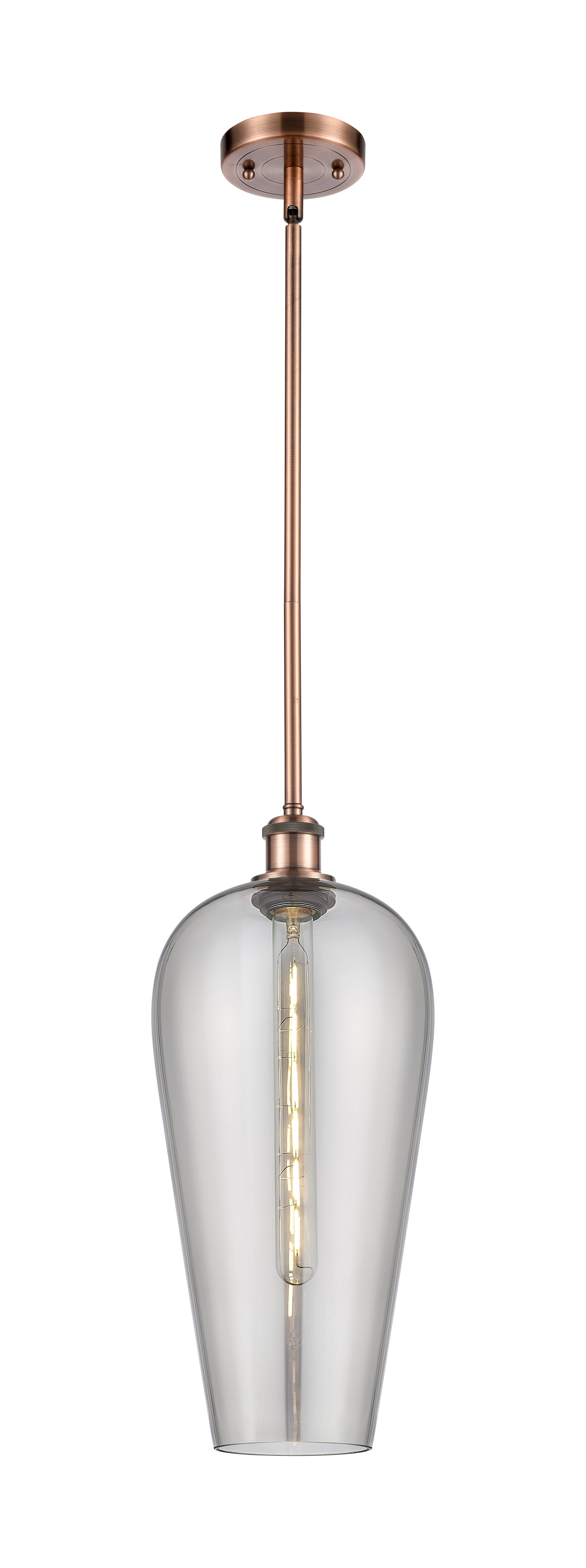 Ballston Mini Pendant Antique Brass Finish