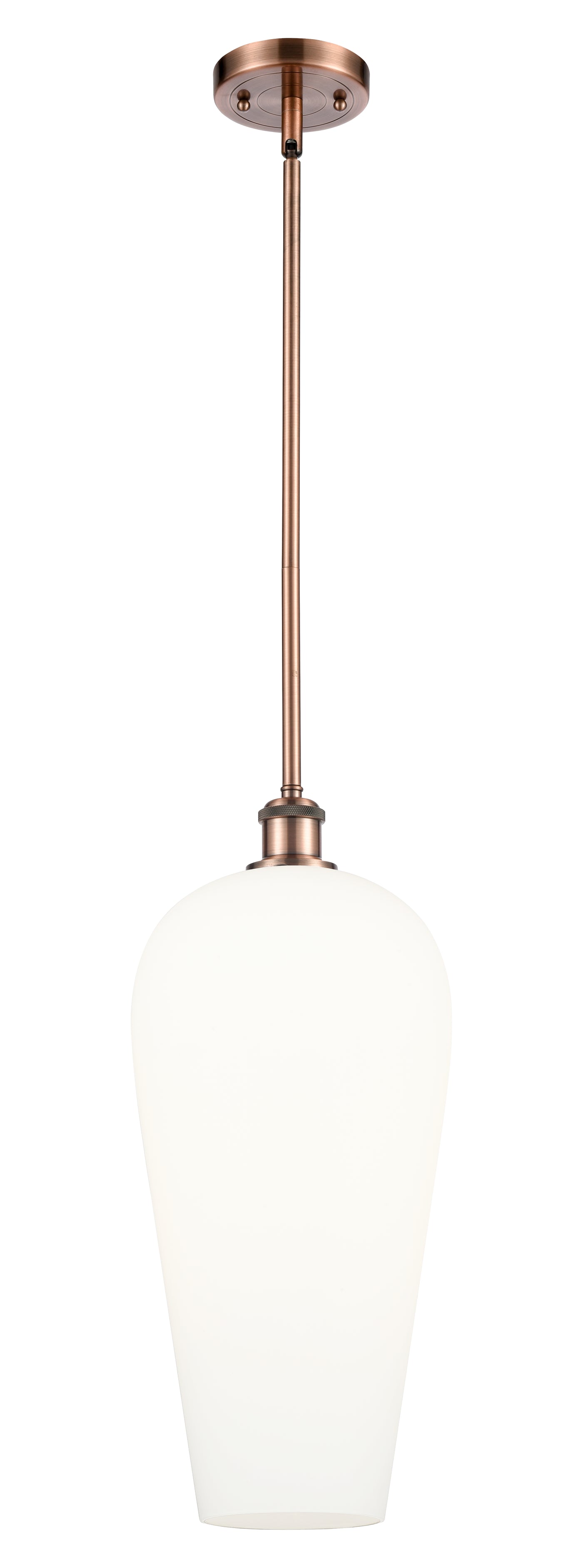 Ballston Mini Pendant Antique Brass Finish