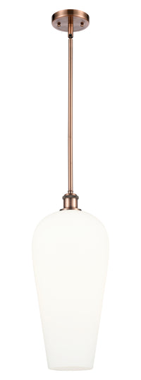Ballston Mini Pendant Antique Brass Finish