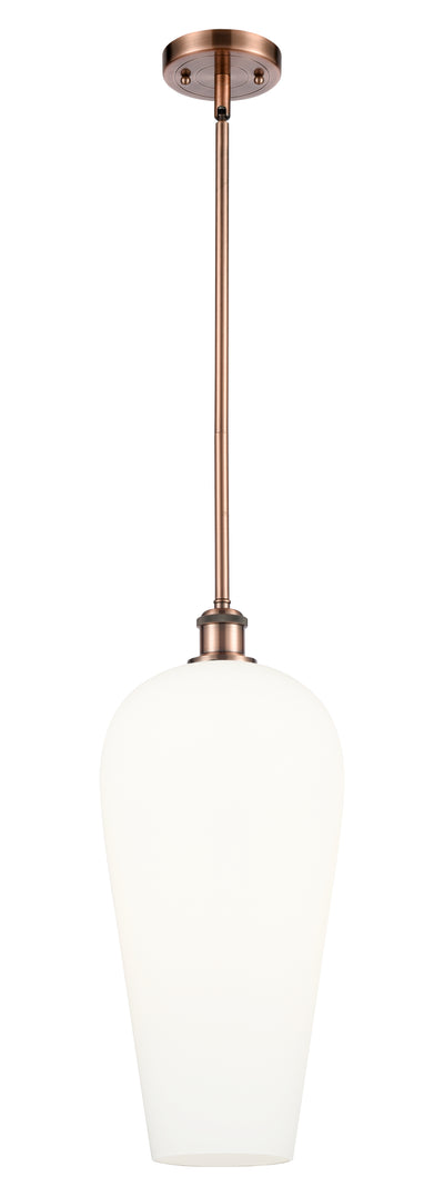 Ballston Mini Pendant Antique Brass Finish