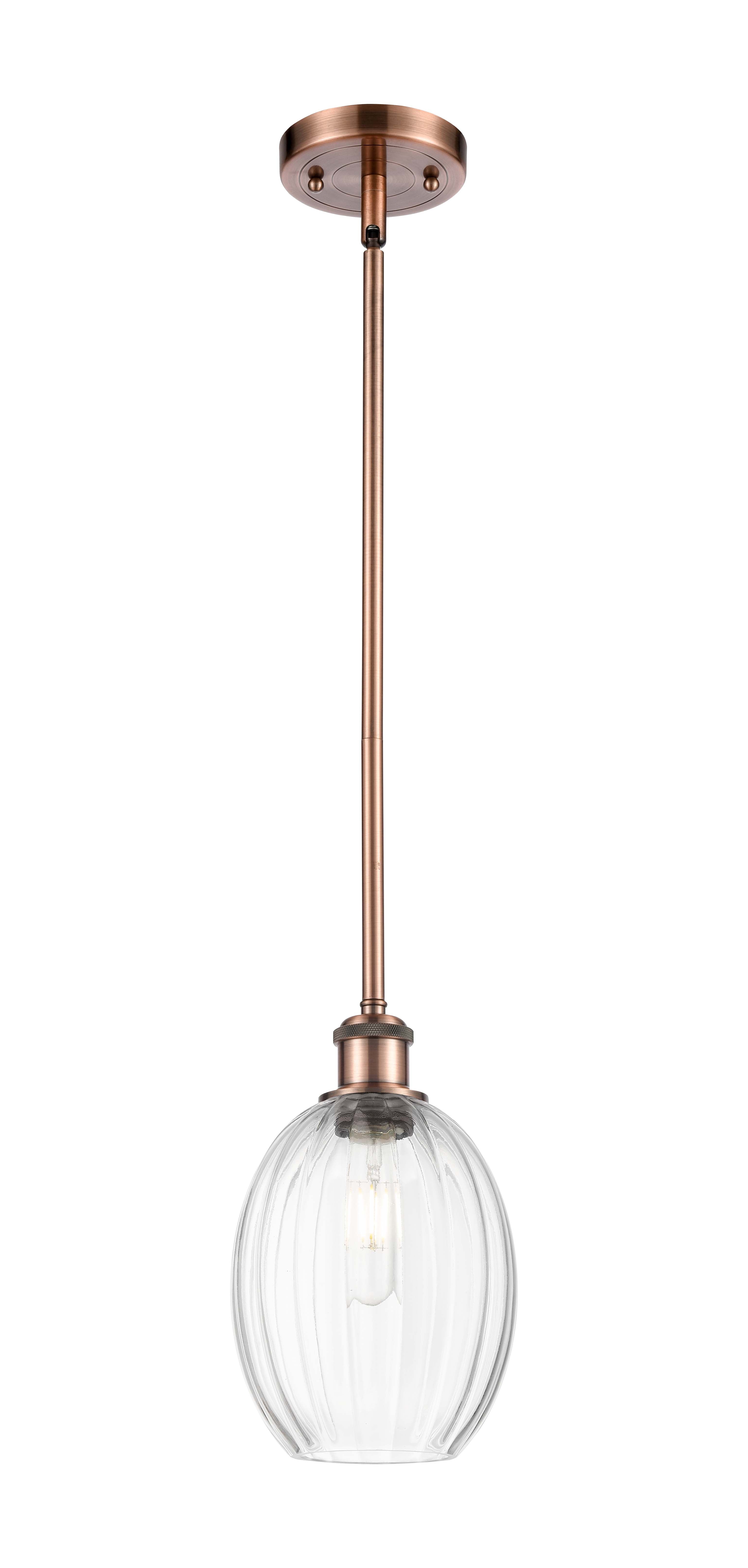 Ballston Mini Pendant Antique Brass Finish