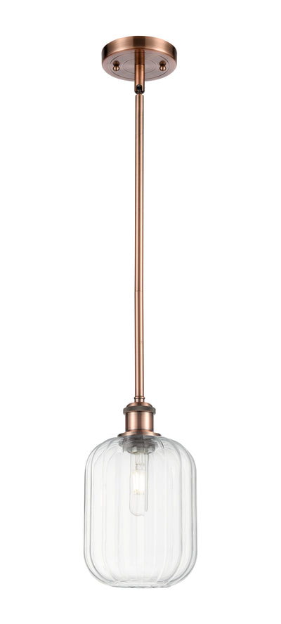 Ballston Mini Pendant Antique Brass Finish