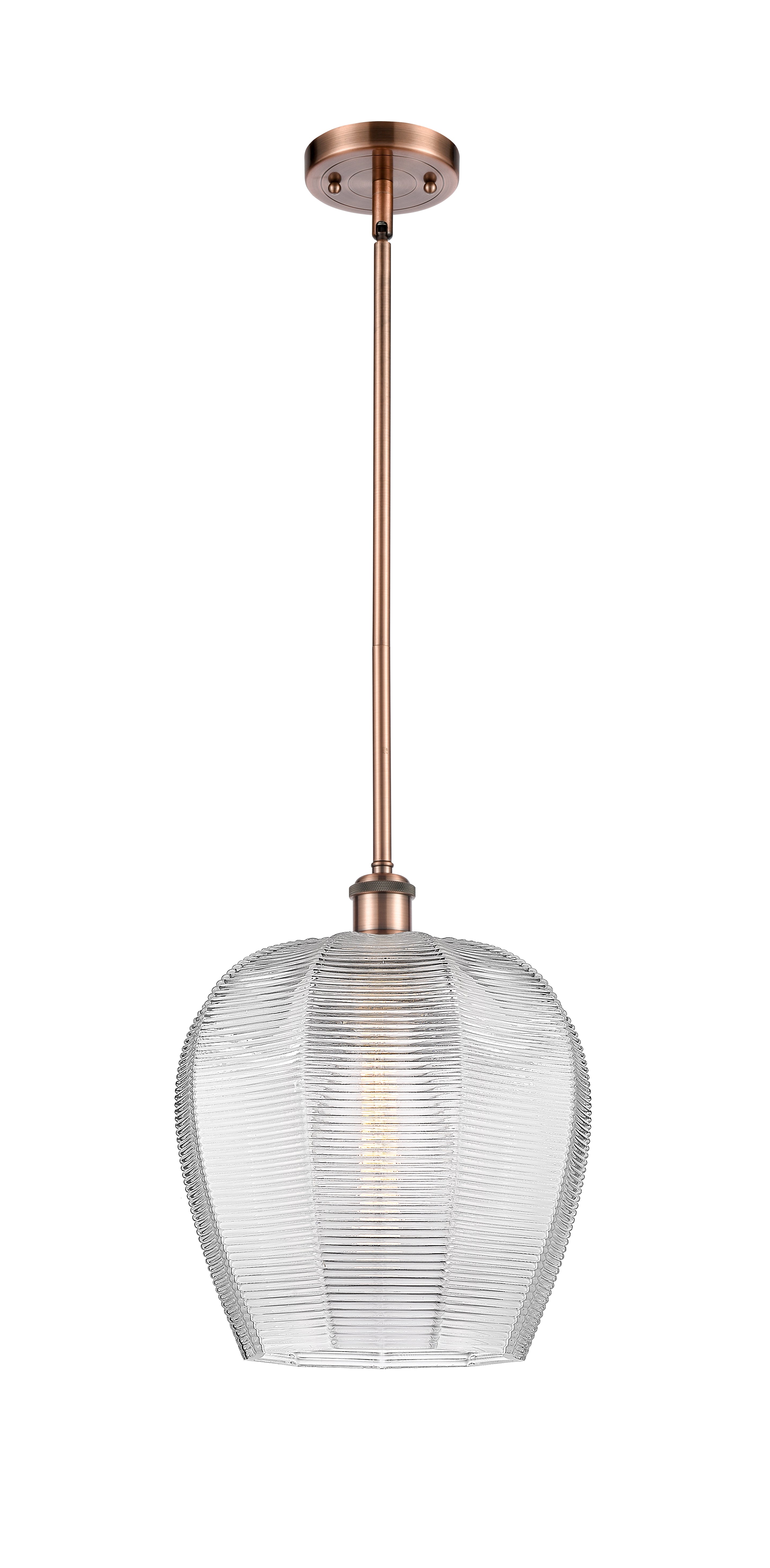 Ballston Mini Pendant Antique Brass Finish