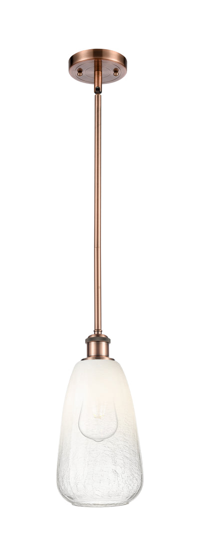Ballston Mini Pendant Antique Brass Glass