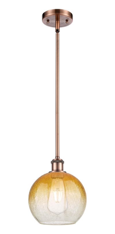 Ballston Mini Pendant Antique Brass Finish