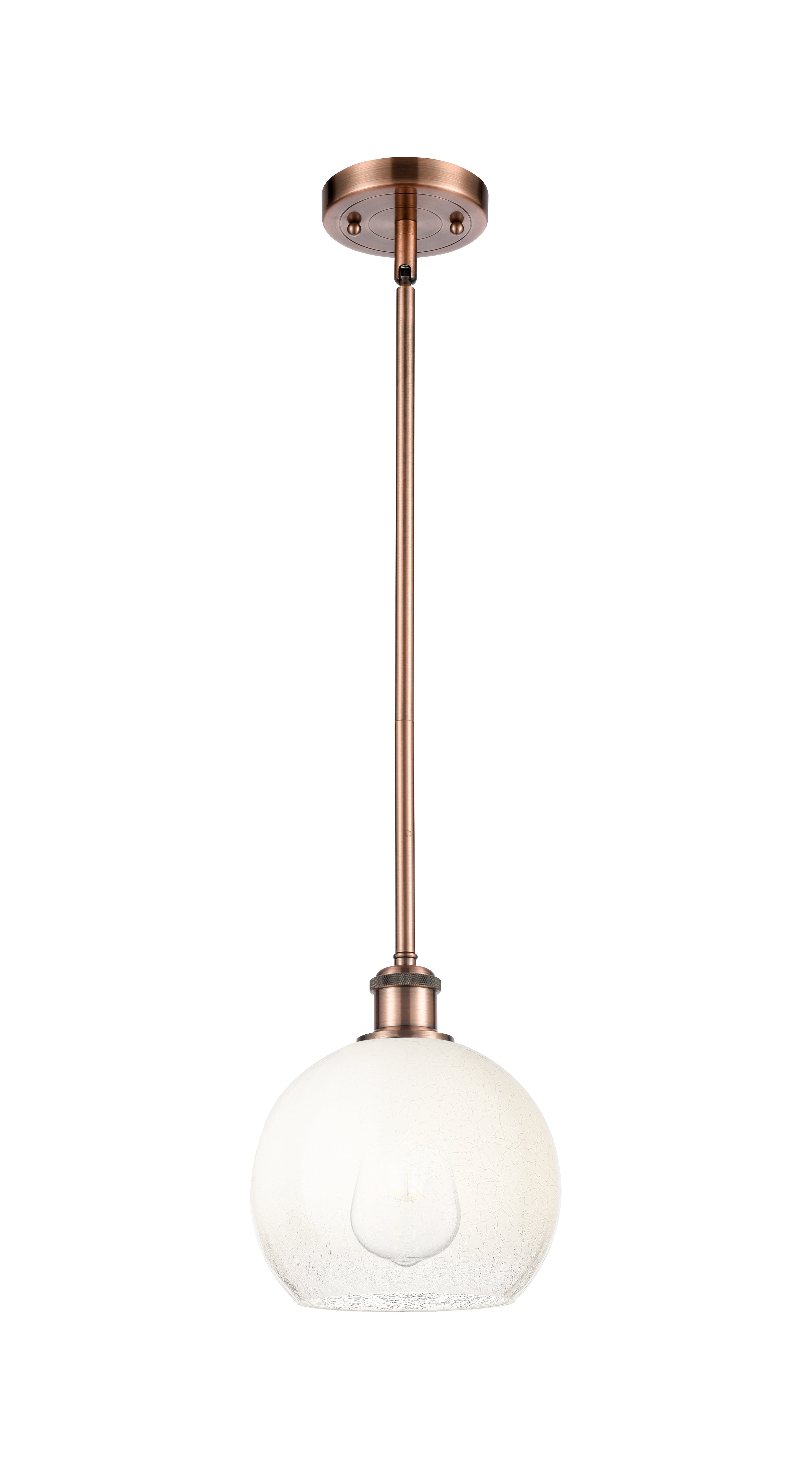 Ballston Mini Pendant Antique Brass Finish