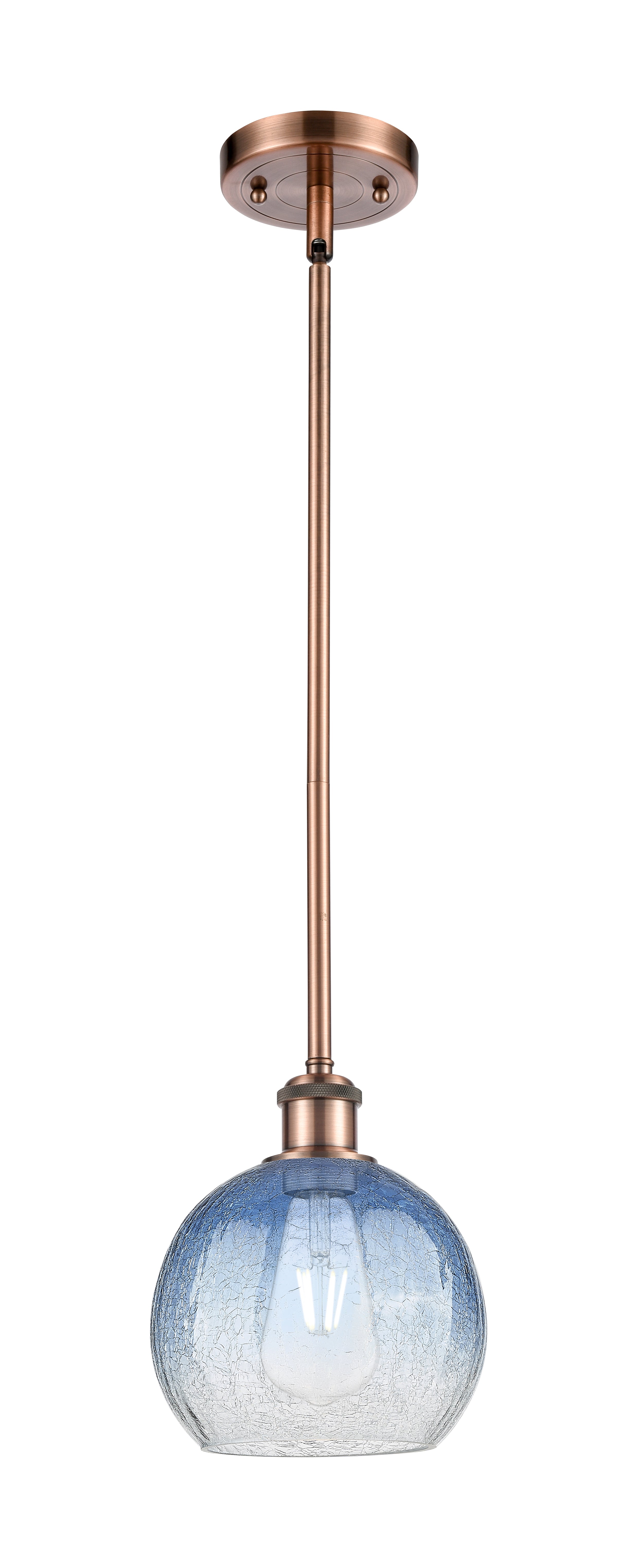 Ballston Mini Pendant Antique Brass Finish