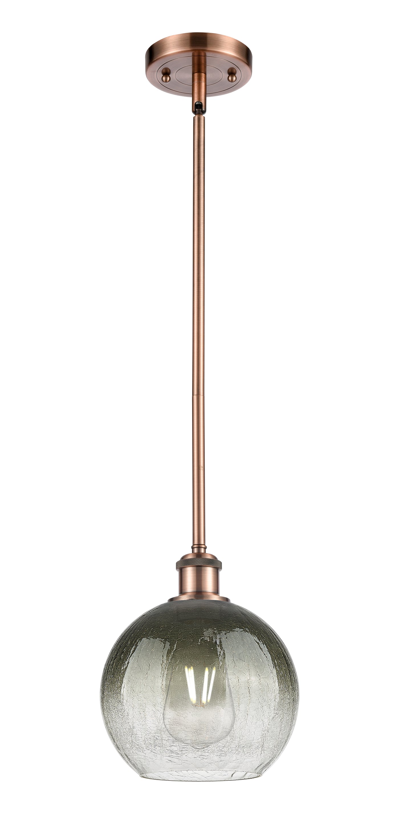 Ballston Mini Pendant Antique Brass Finish