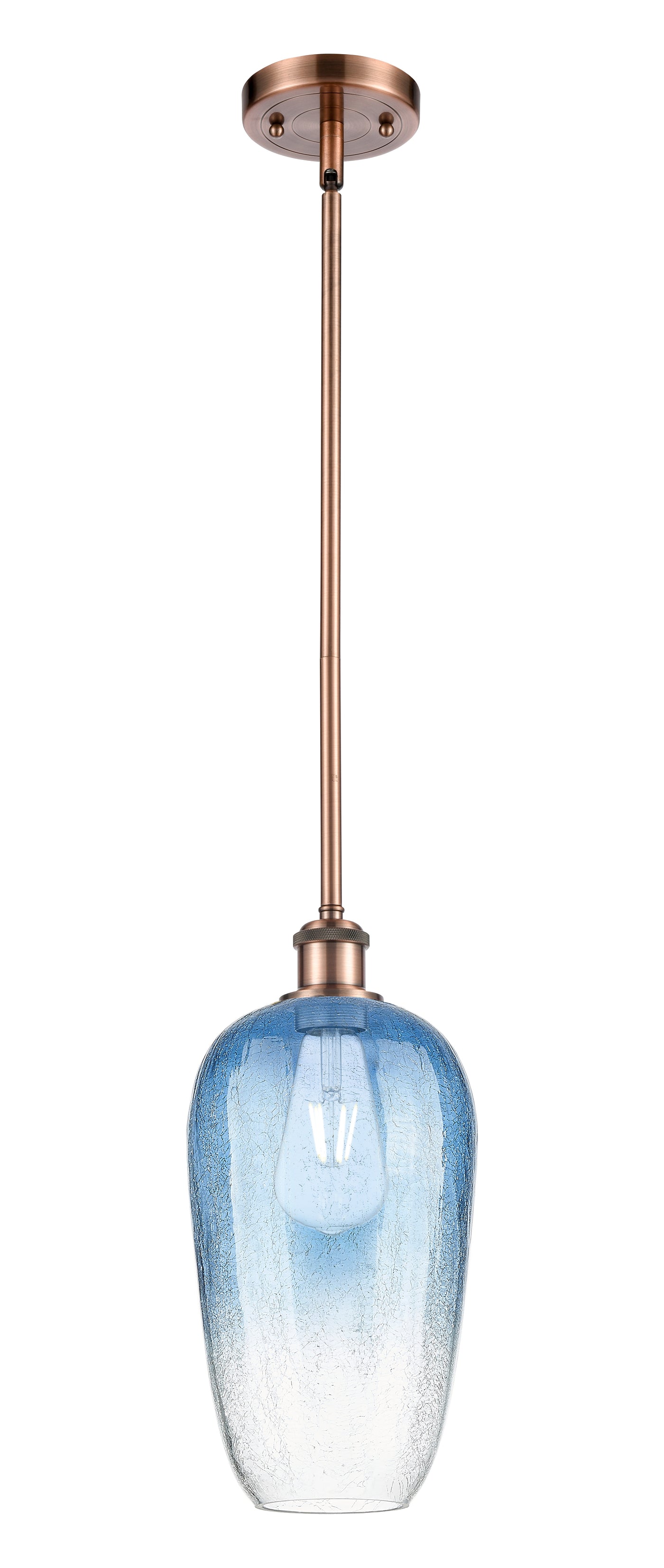 Ballston Mini Pendant Antique Brass Finish