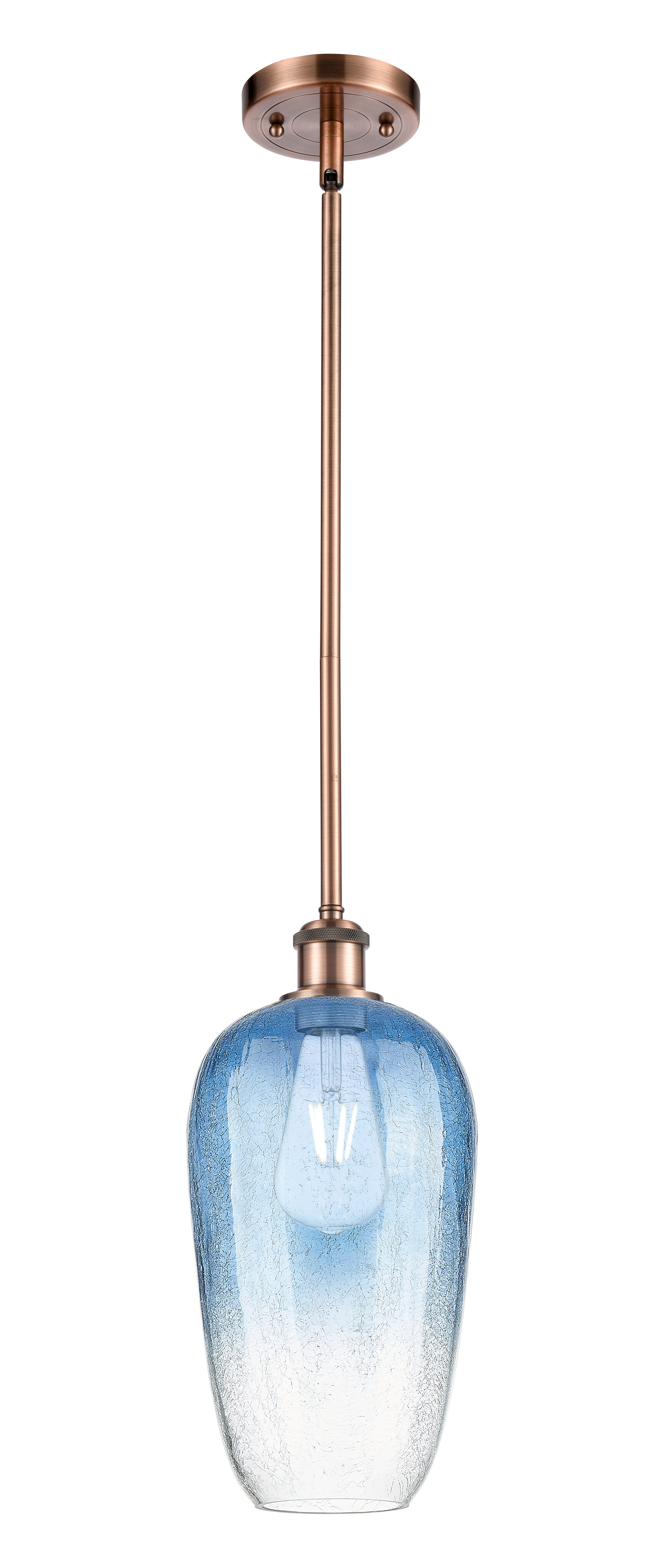 Ballston Mini Pendant Antique Brass Finish