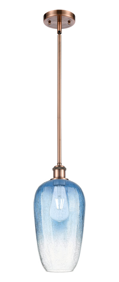 Ballston Mini Pendant Antique Brass Finish