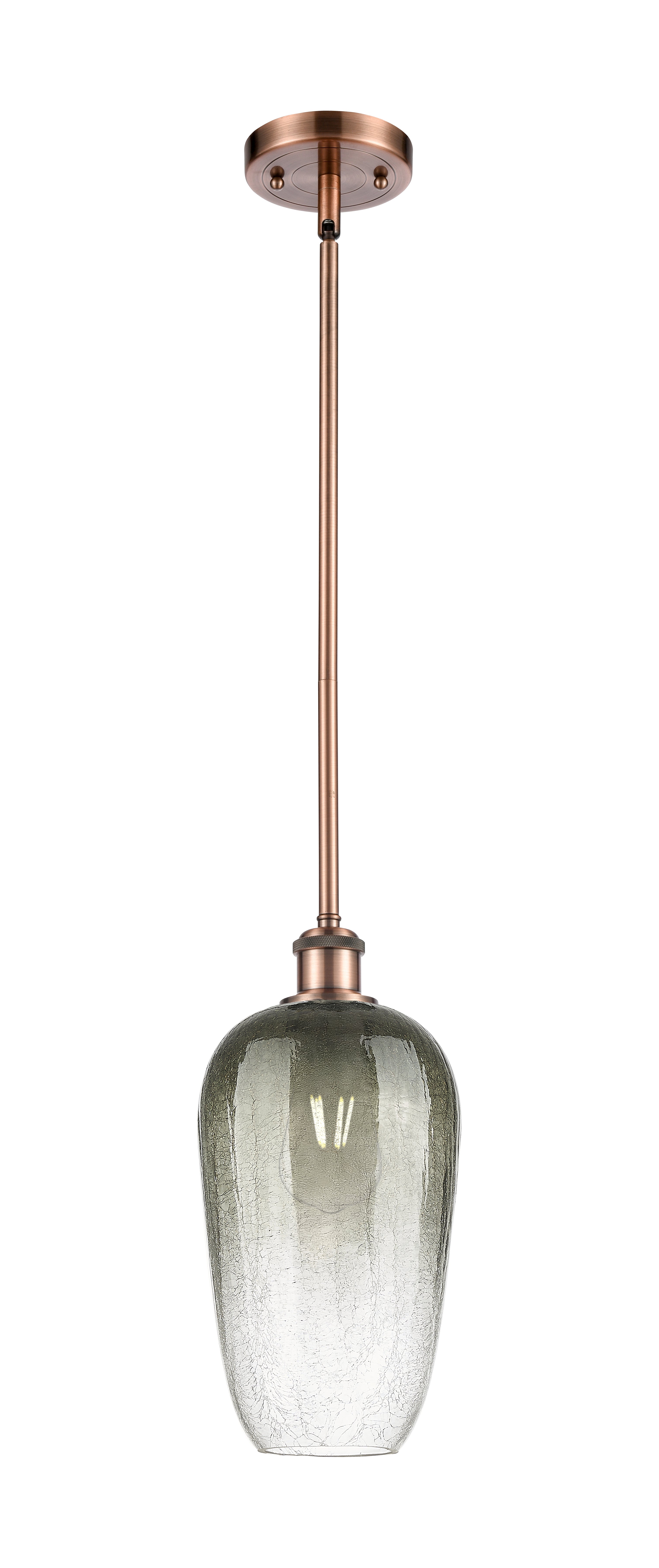 Ballston Mini Pendant Antique Brass Finish