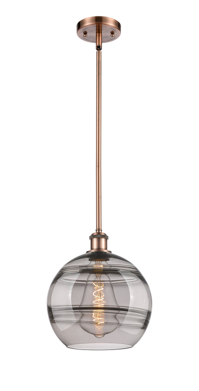 Ballston Mini Pendant Antique Brass 10 Inch